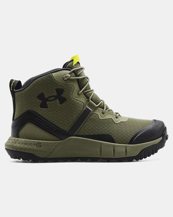 Men's UA Micro G® Valsetz Mid Tactical Boots, Green, pdpMainDesktop image number 0